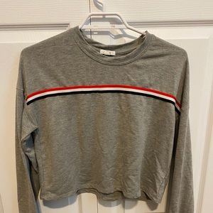 ardene long sleeve crop top